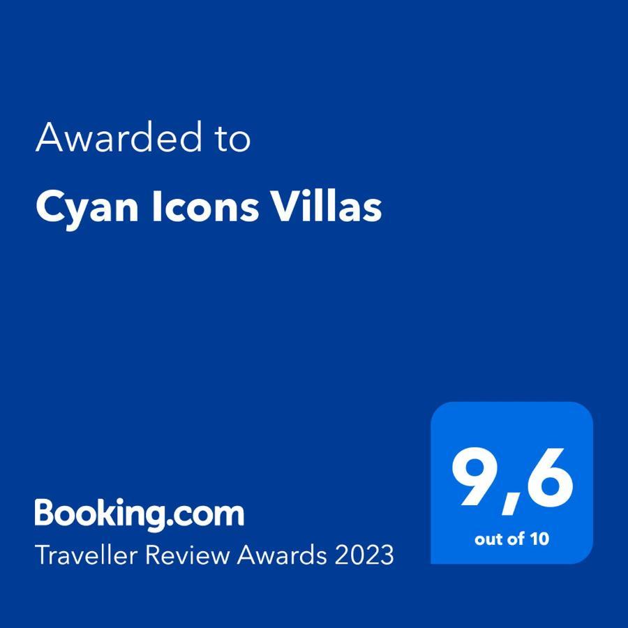 Cyan Icons Villas Kalyves Chania Kültér fotó